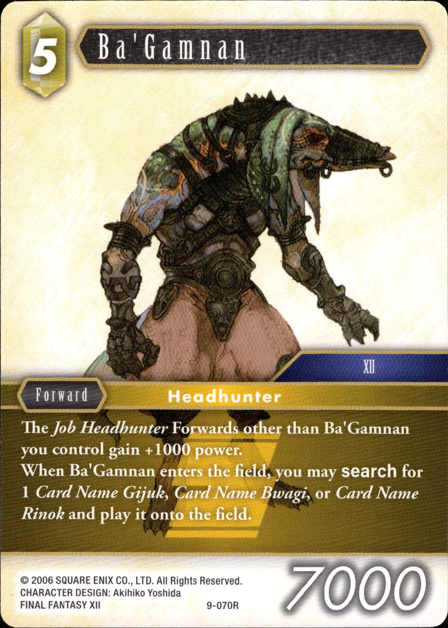 Ba'Gamnan - 9-070R - Opus IX - Card Cavern