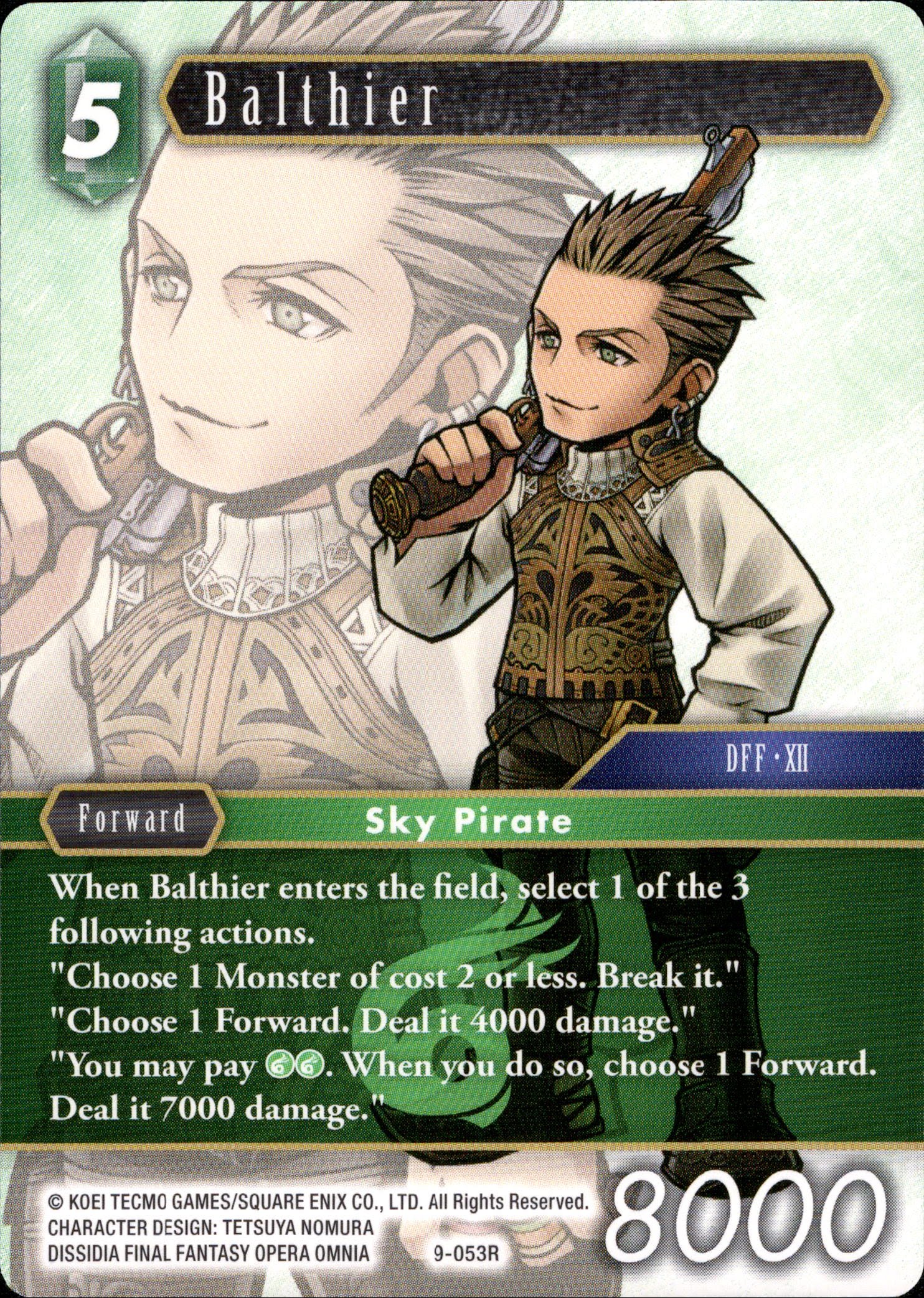 Balthier - 9-053R - Opus IX - Card Cavern