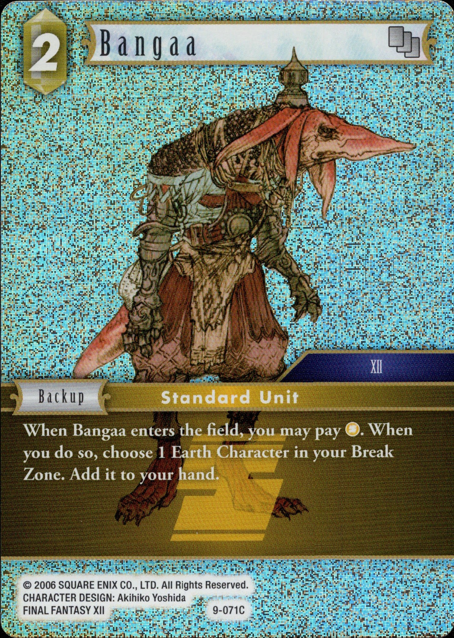 Bangaa - 9-071C - Opus IX - Foil - Card Cavern