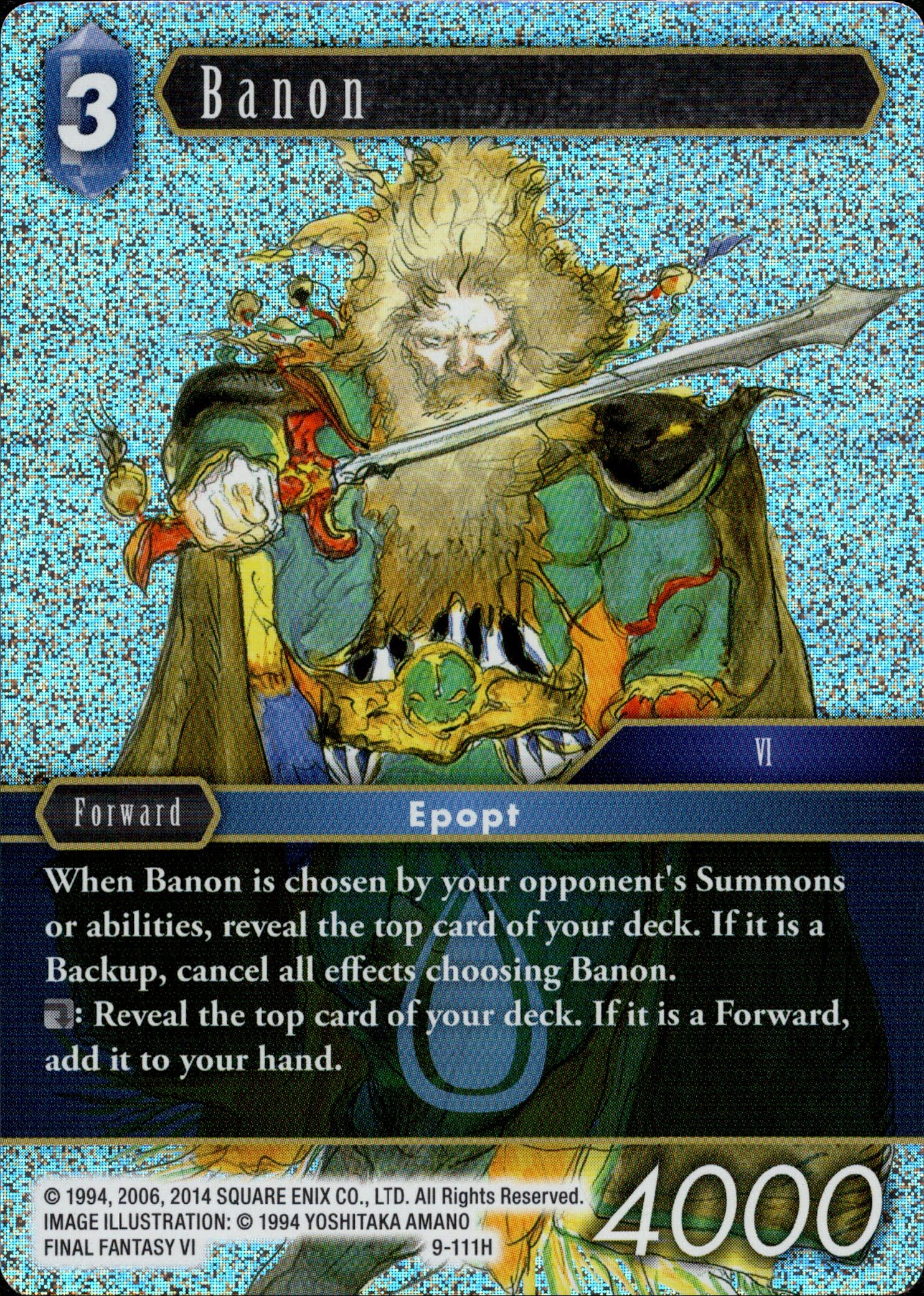 Banon - 9-111H - Opus IX - Foil - Card Cavern