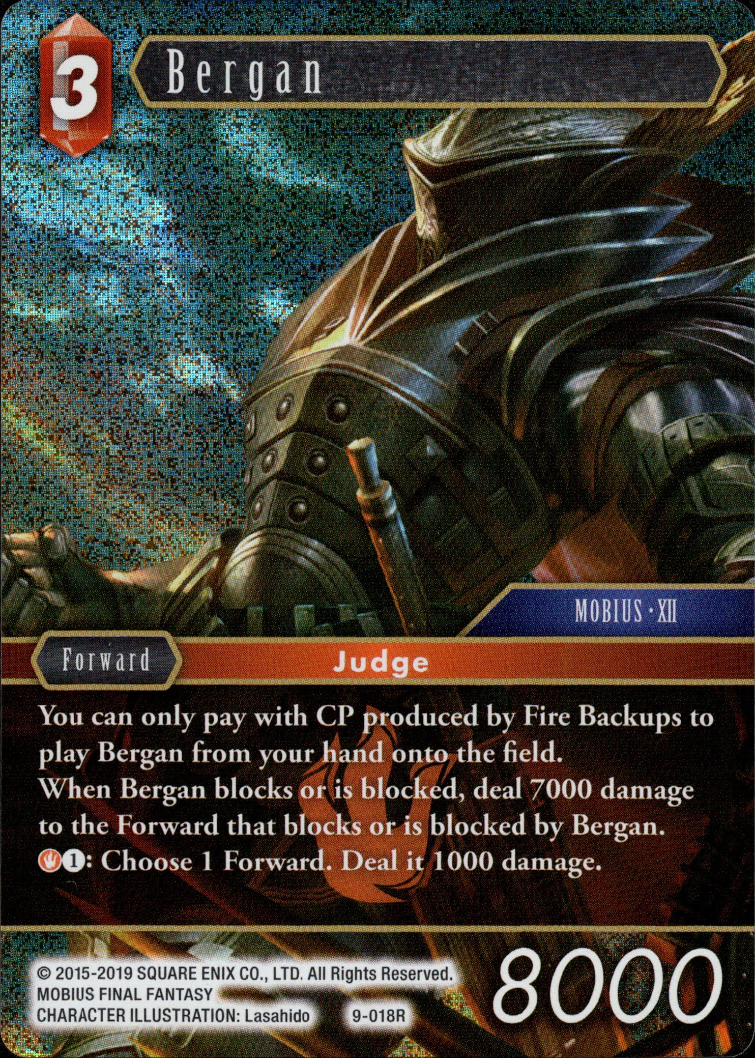 Bergan - 9-018R - Opus IX - Foil - Card Cavern