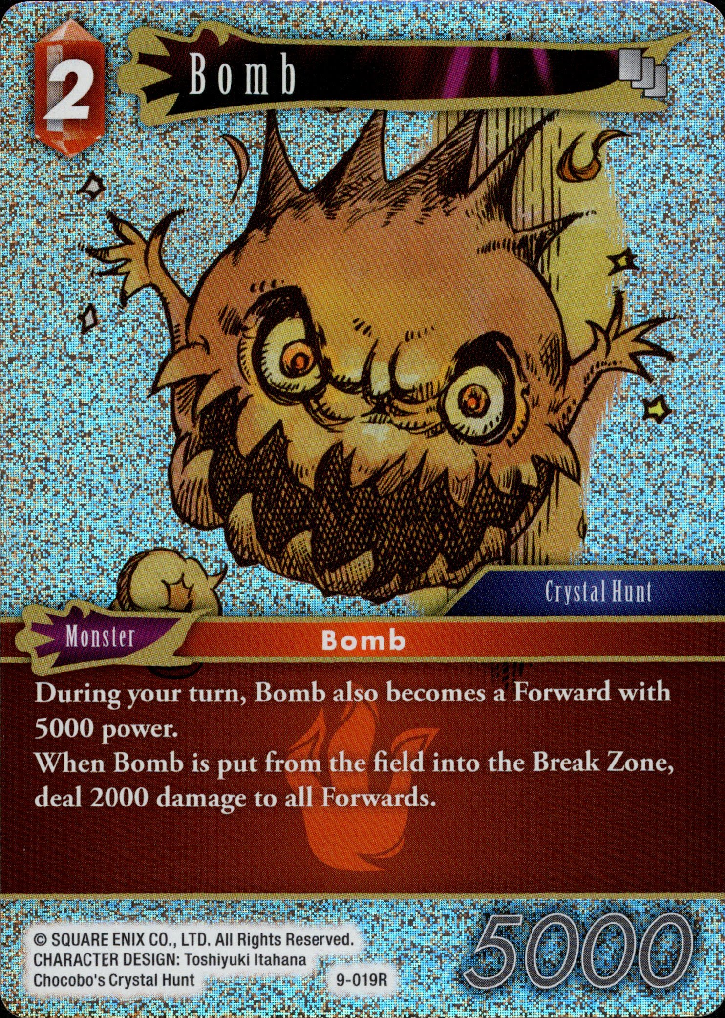 Bomb - 9-019R - Opus IX - Foil - Card Cavern