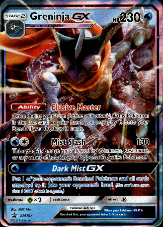 Greninja GX - SM197 - Jumbo Card - Card Cavern
