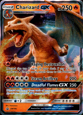 Charizard GX - SM195 - Jumbo Card - Card Cavern