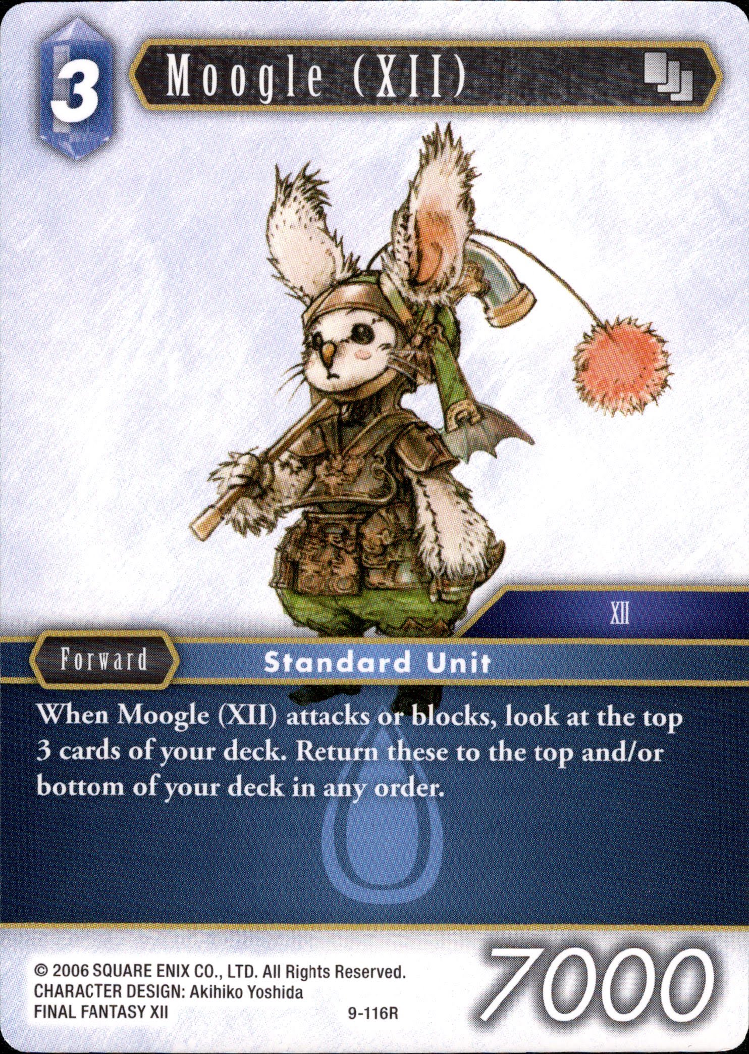 Moogle (XII) - 9-116R - Opus IX - Card Cavern