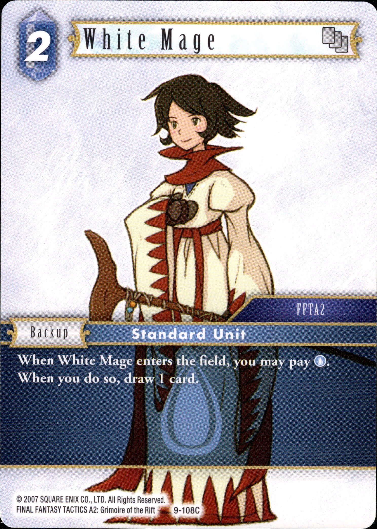 White Mage - 9-108C - Opus IX - Card Cavern