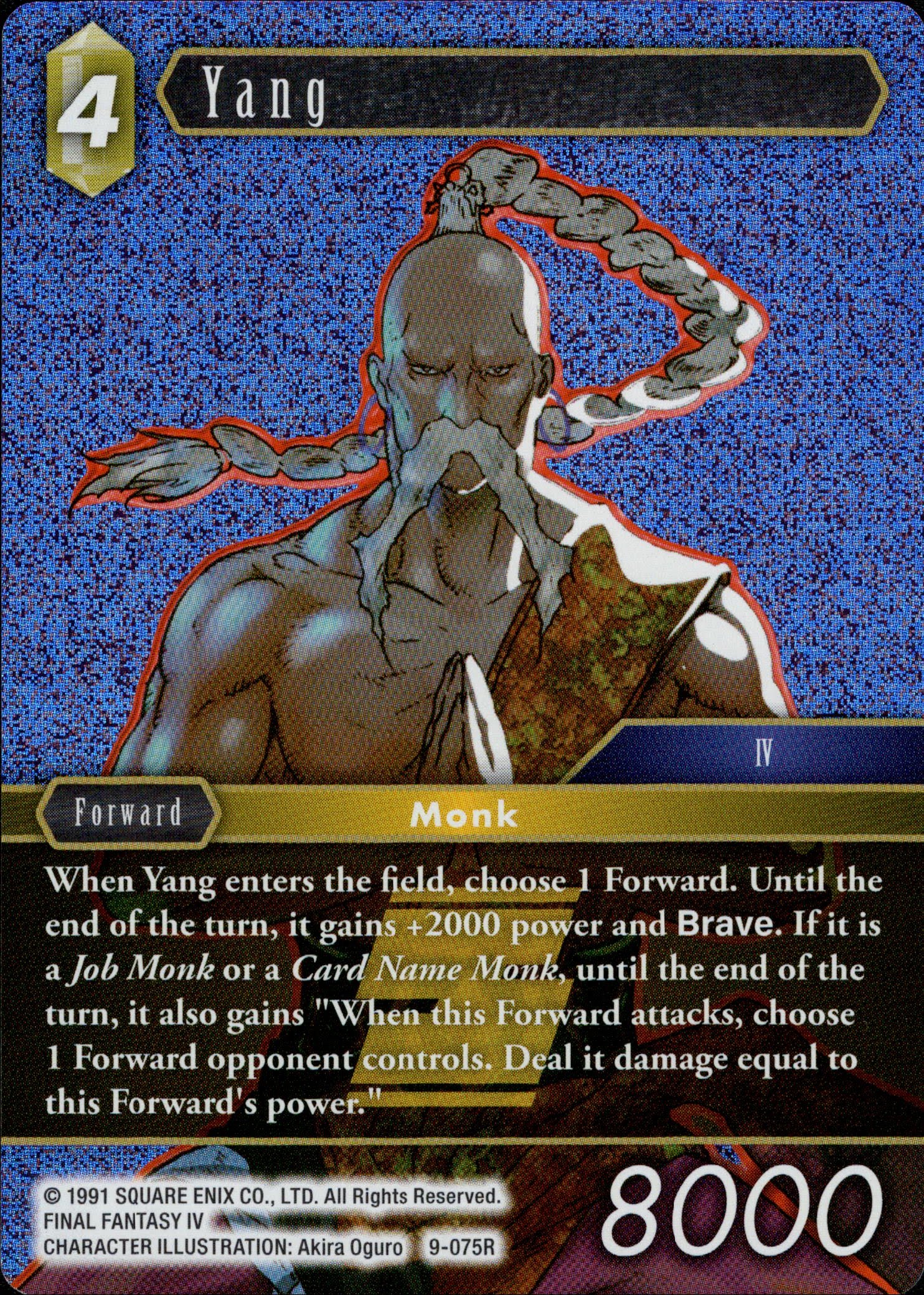 Yang - 9-075R - Opus IX - Foil - Card Cavern