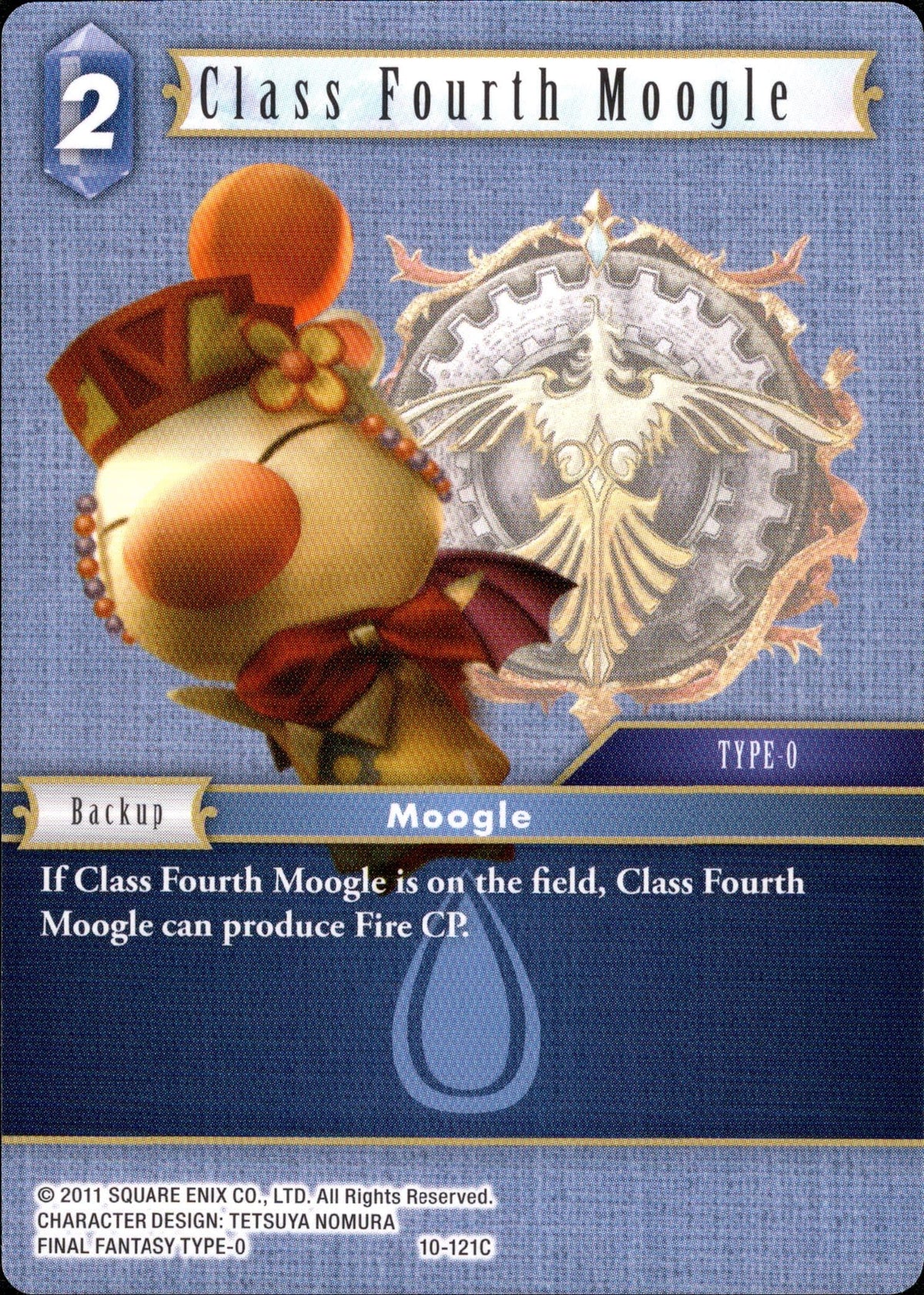 Class Fourth Moogle - 10-121C - Opus X - Card Cavern