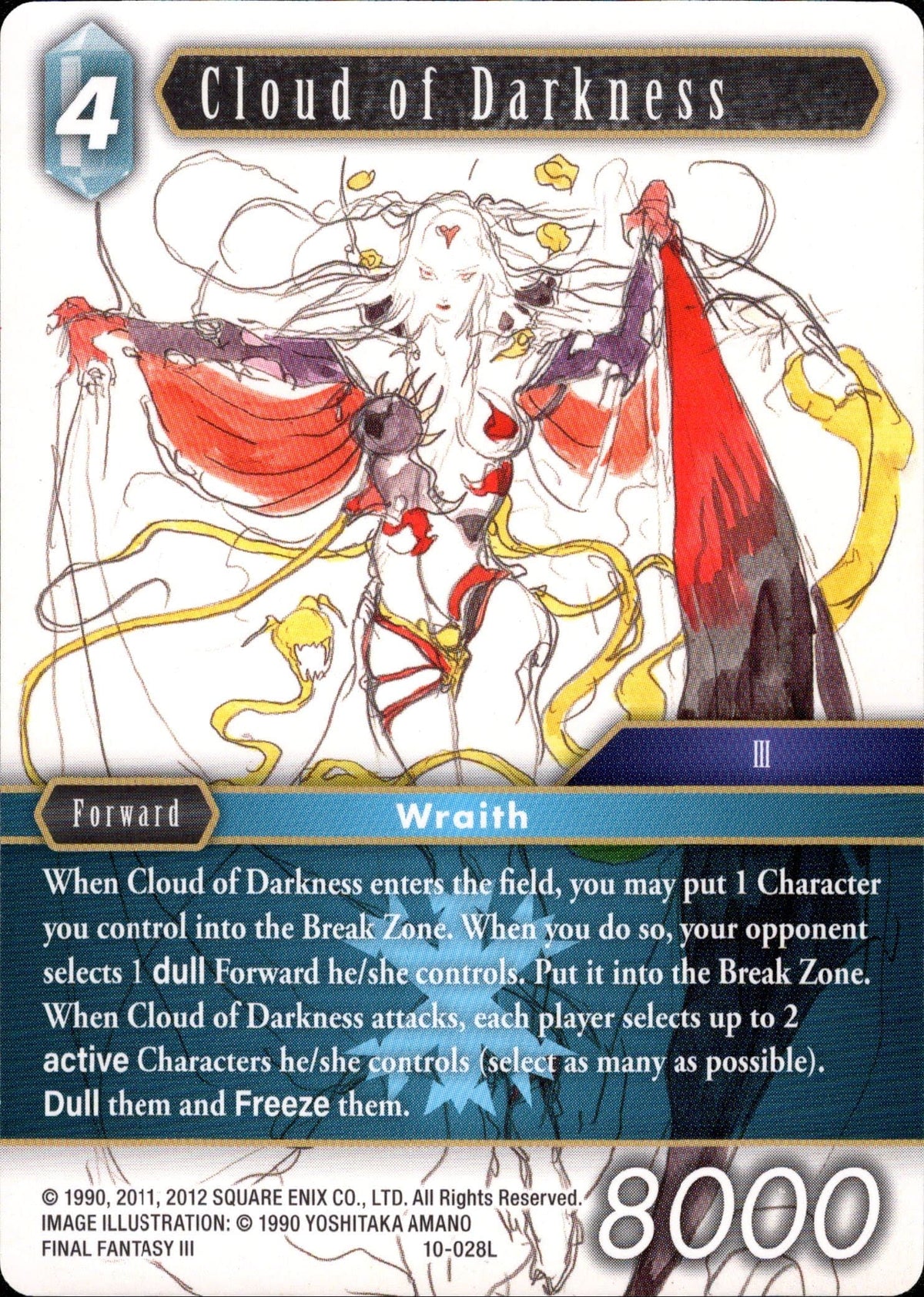 Cloud of Darkness - 10-028L - Opus X - Card Cavern