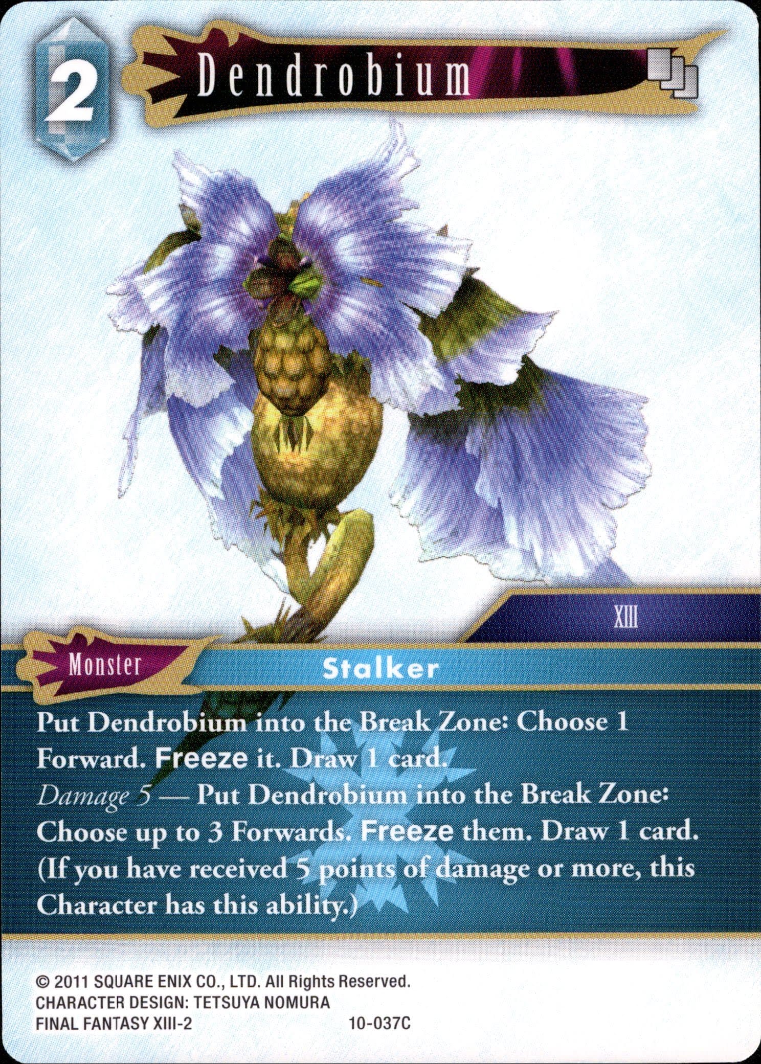 Dendrobium - 10-037C - Opus X - Card Cavern