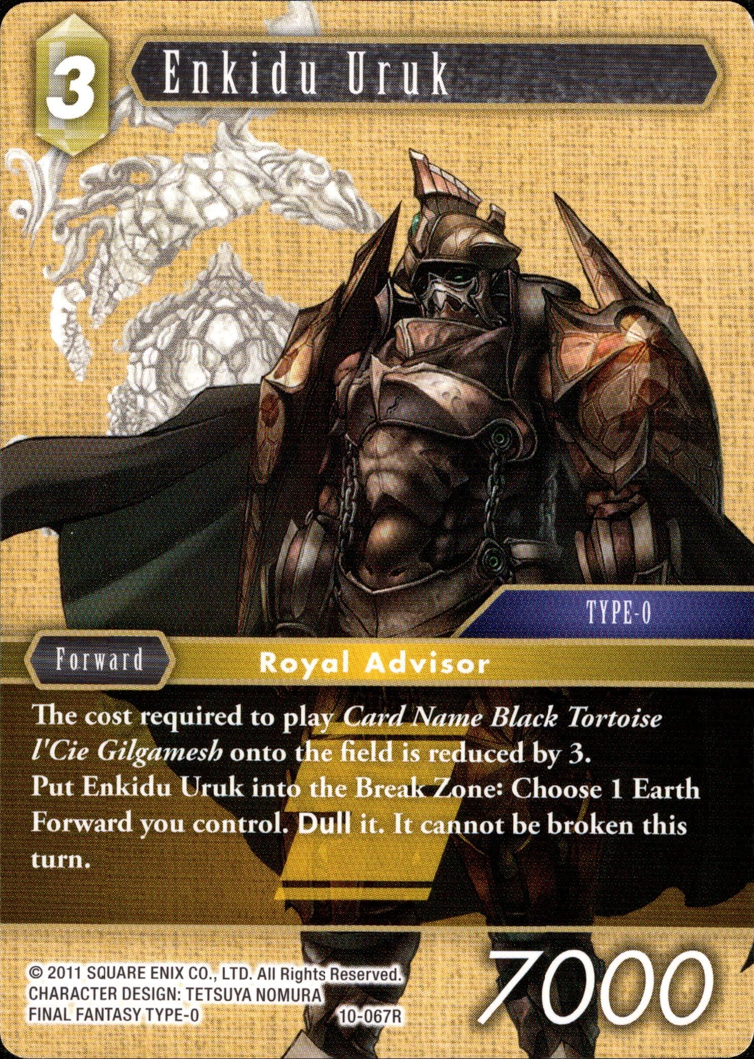 Enkidu Uruk - 10-067R - Opus X - Card Cavern