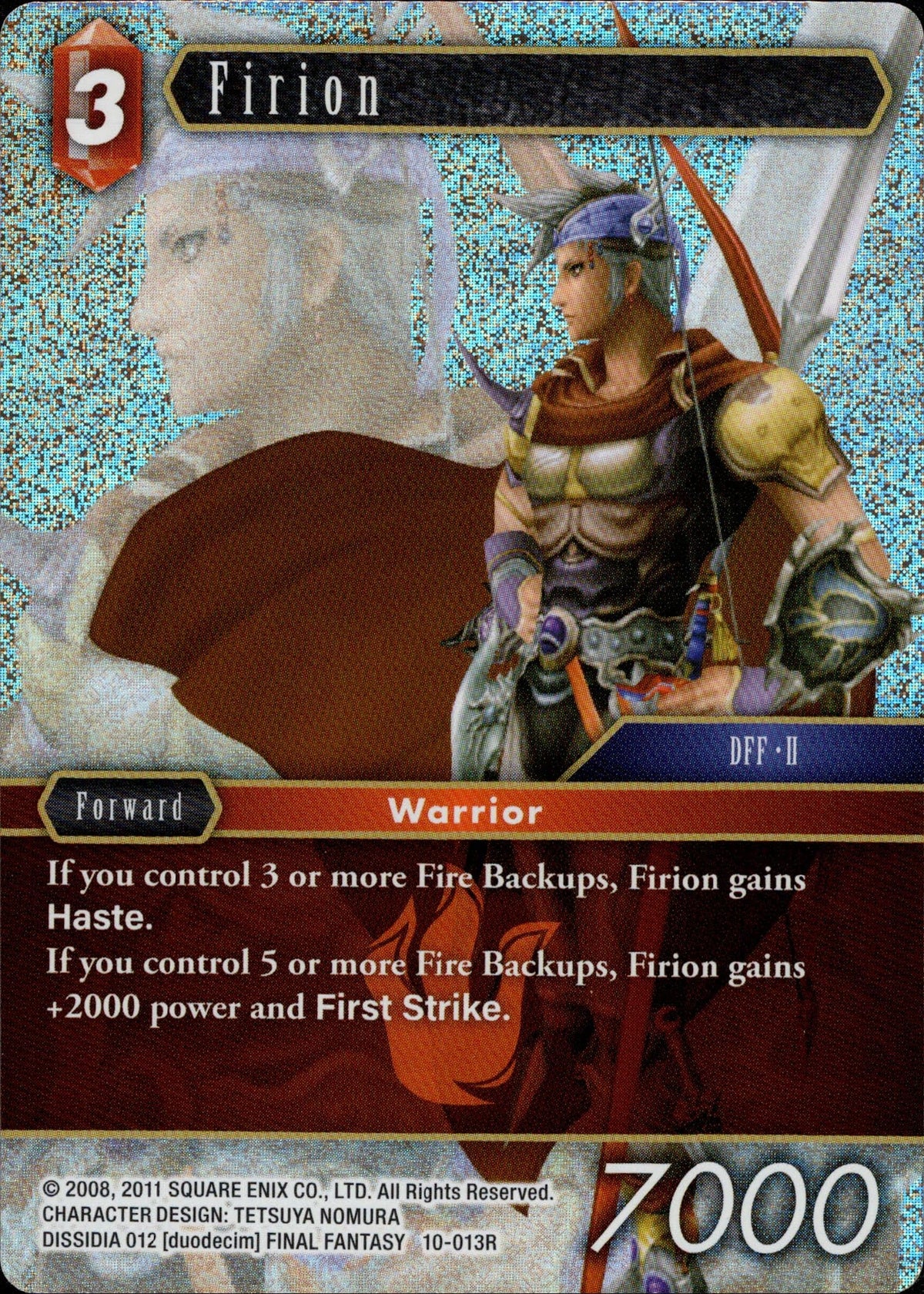 Firion - 10-013R - Opus X - Foil - Card Cavern