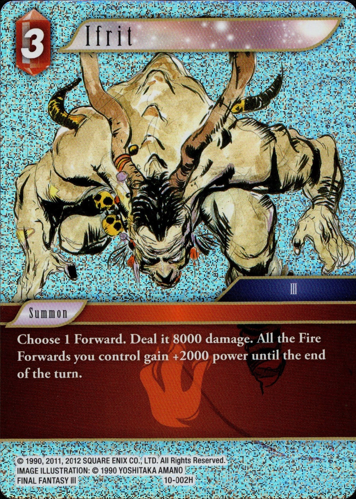 Ifrit - 10-002H - Opus X - Foil - Card Cavern