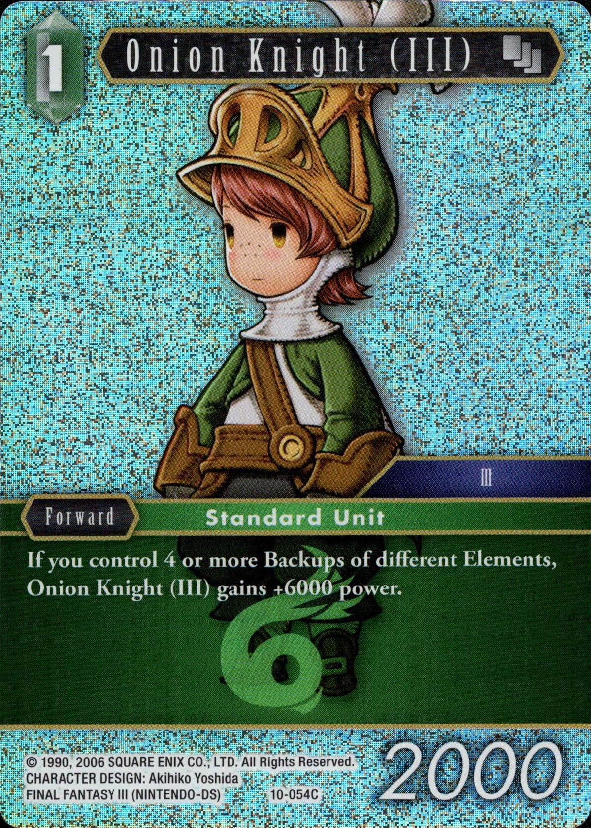 Onion Knight (III) - 10-054C - Opus X - Foil - Card Cavern