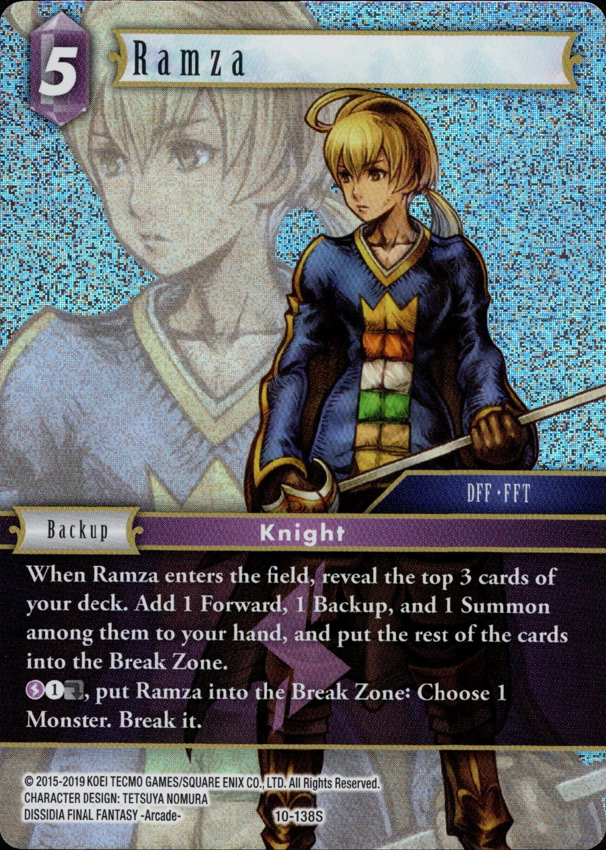 Ramza - 10-138S - Opus X - Foil - Card Cavern