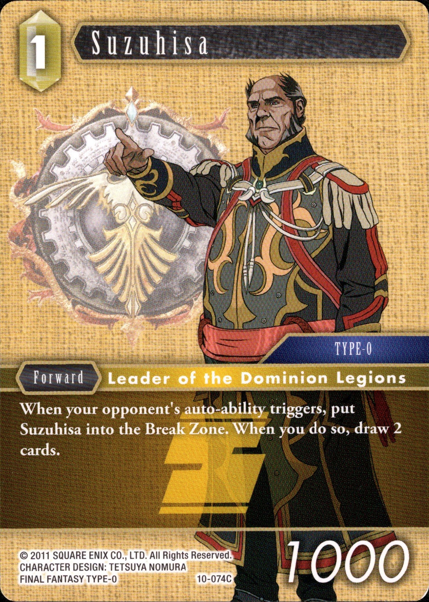 Suzuhisa - 10-074C - Opus X - Card Cavern