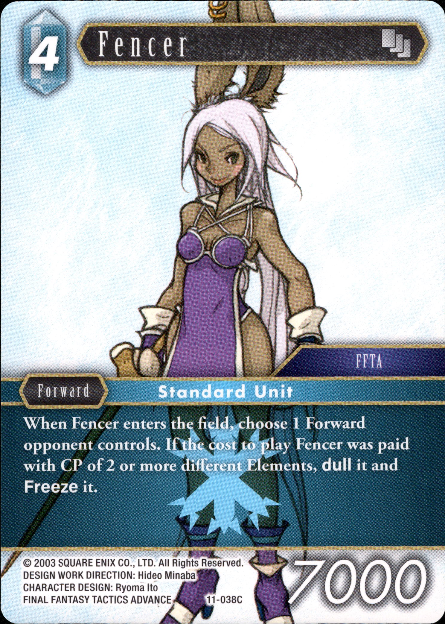 Fencer - 11-038C - Opus XI - Card Cavern