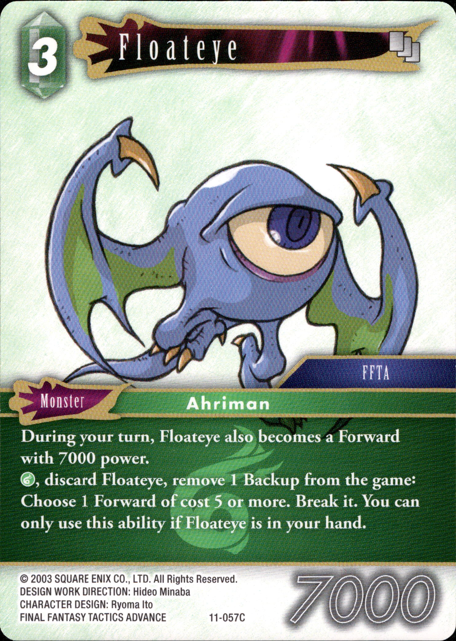 Floateye - 11-057C - Opus XI - Card Cavern