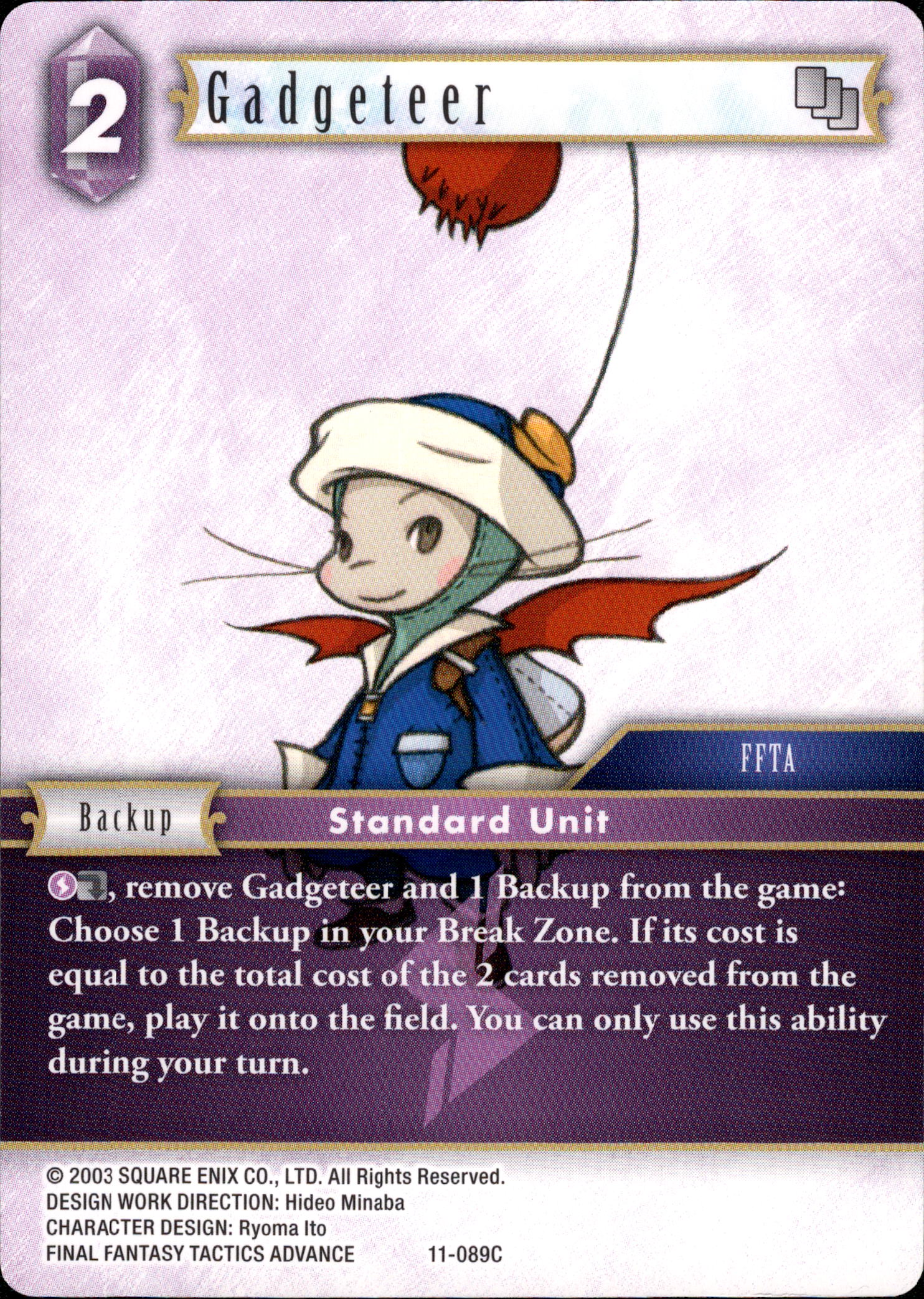 Gadgeteer - 11-089C - Opus XI - Card Cavern