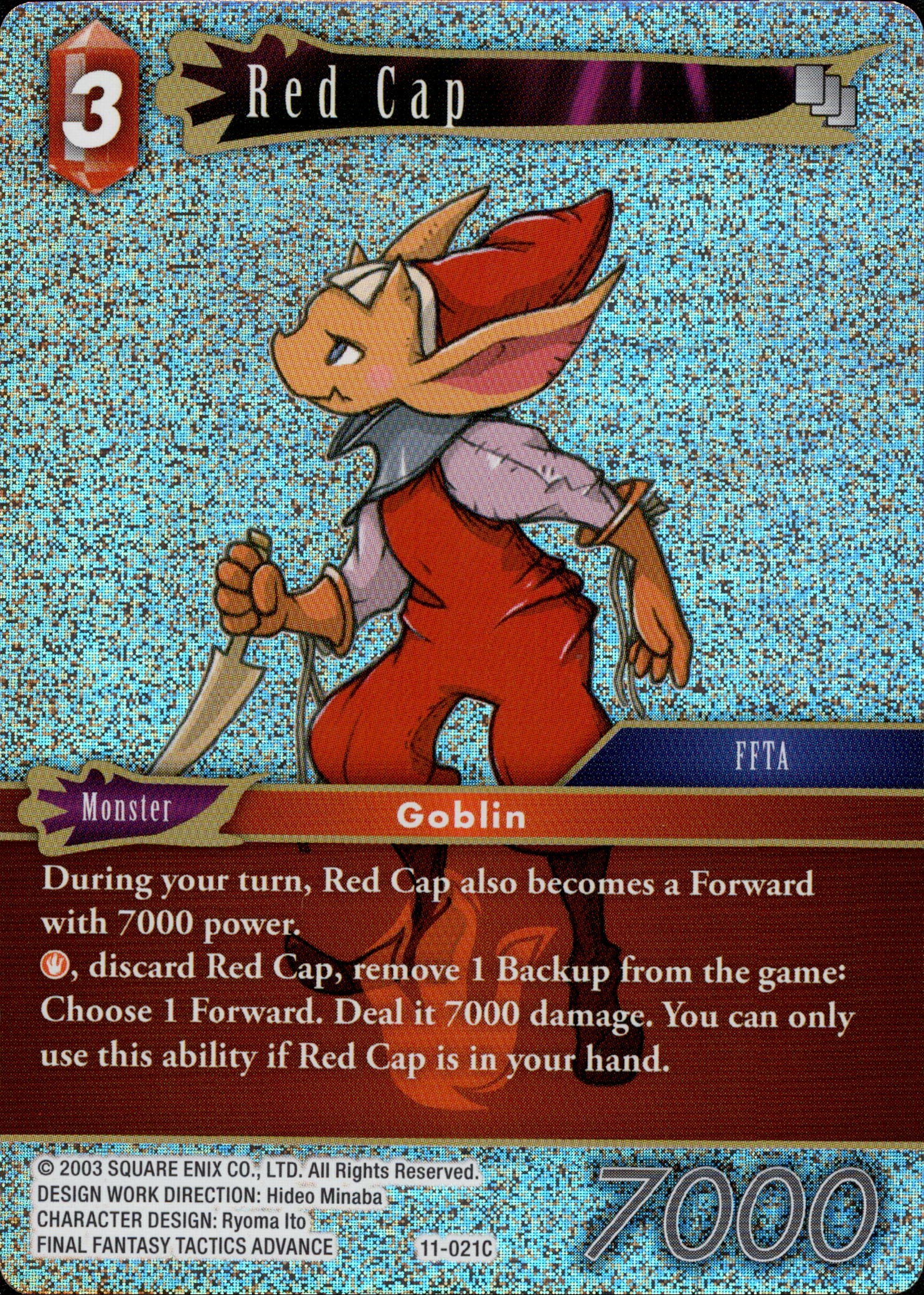 Red Cap - 11-021C - Opus XI - Foil - Card Cavern