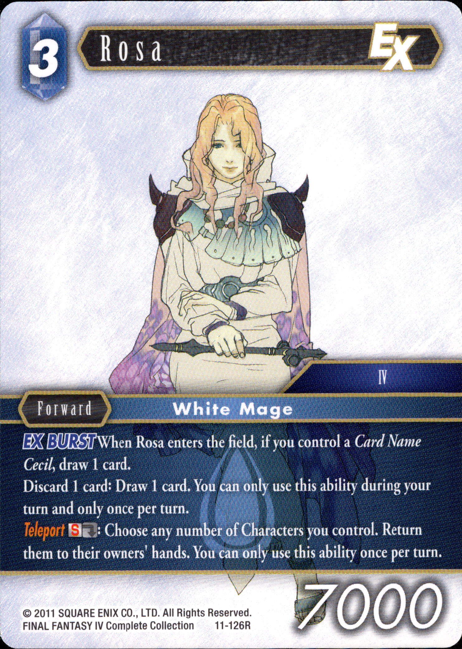 Rosa - 11-126R - Opus XI - Card Cavern