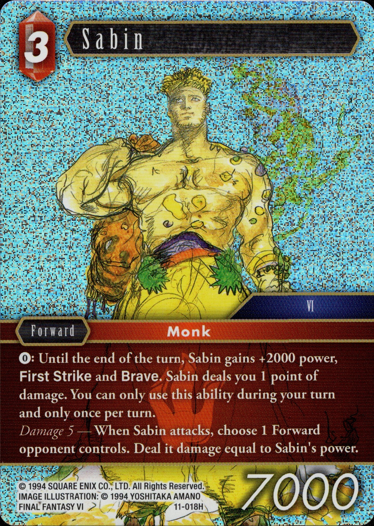 Sabin - 11-018H - Opus XI - Foil - Card Cavern