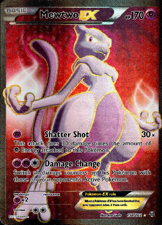 pokemon full art cards ex Mewtwo - 158/162 - BREAKthrough Color:Amber & Emerald land holofoil pattern or surface MTG Secret Lair Gishath,