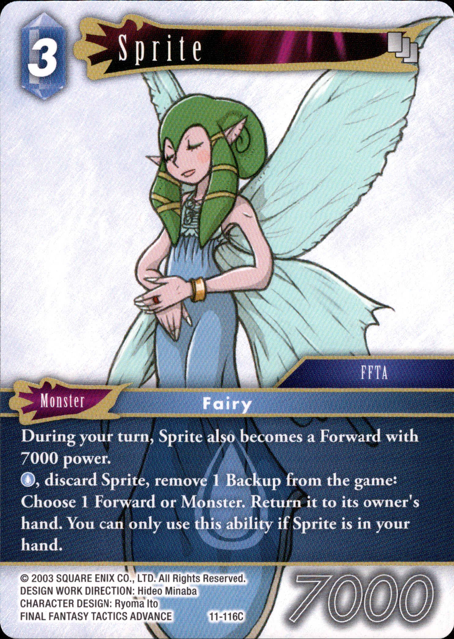 Sprite - 11-116C - Opus XI - Card Cavern