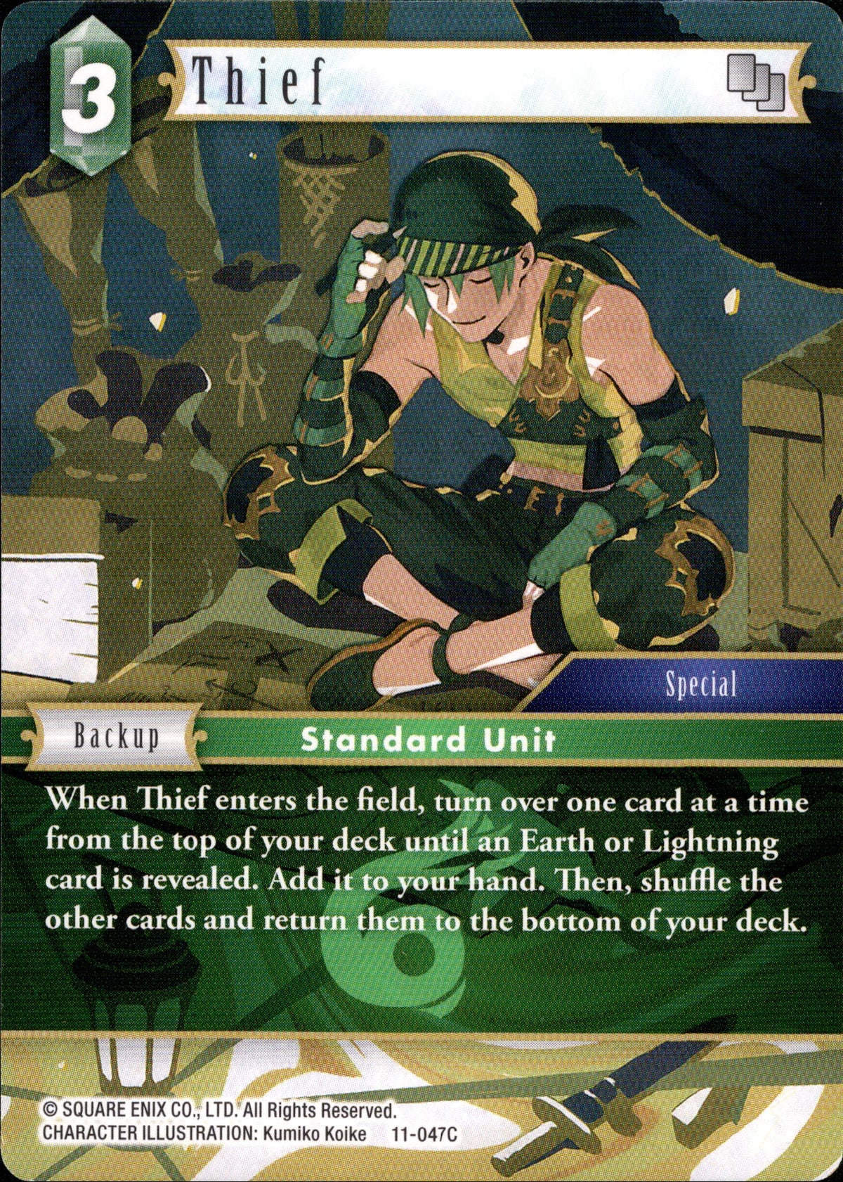 Thief - 11-047C - Opus XI - Card Cavern