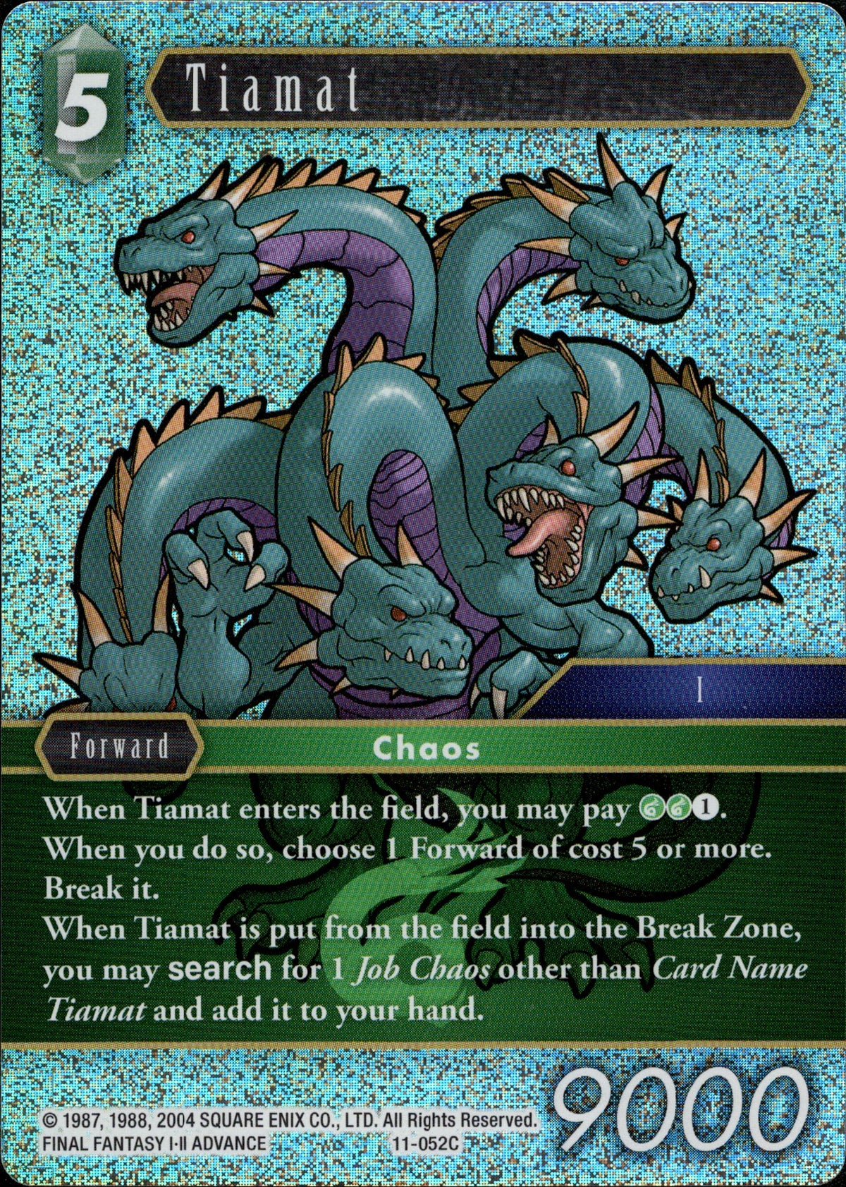Tiamat - 11-052C - Opus XI - Foil - Card Cavern