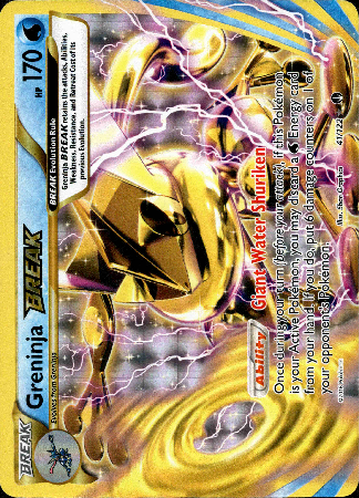 Greninja BREAK - 41/122 - BREAKpoint Card Cavern Trading Cards, LLC Greninja BREAK - 41/122 - BREAKpoint Card Cavern Trading Cards, LLC