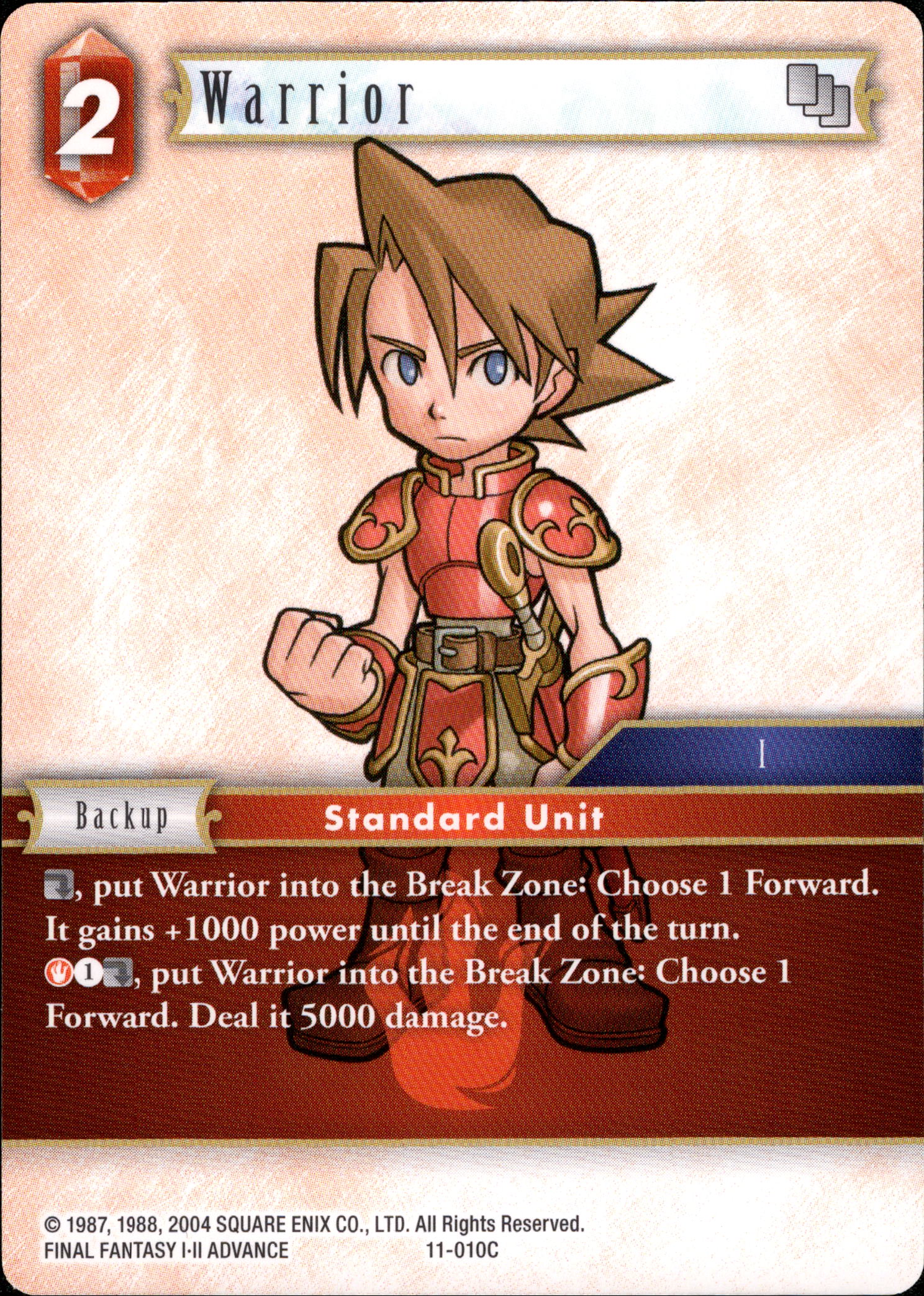 Warrior - 11-010C - Opus XI - Card Cavern