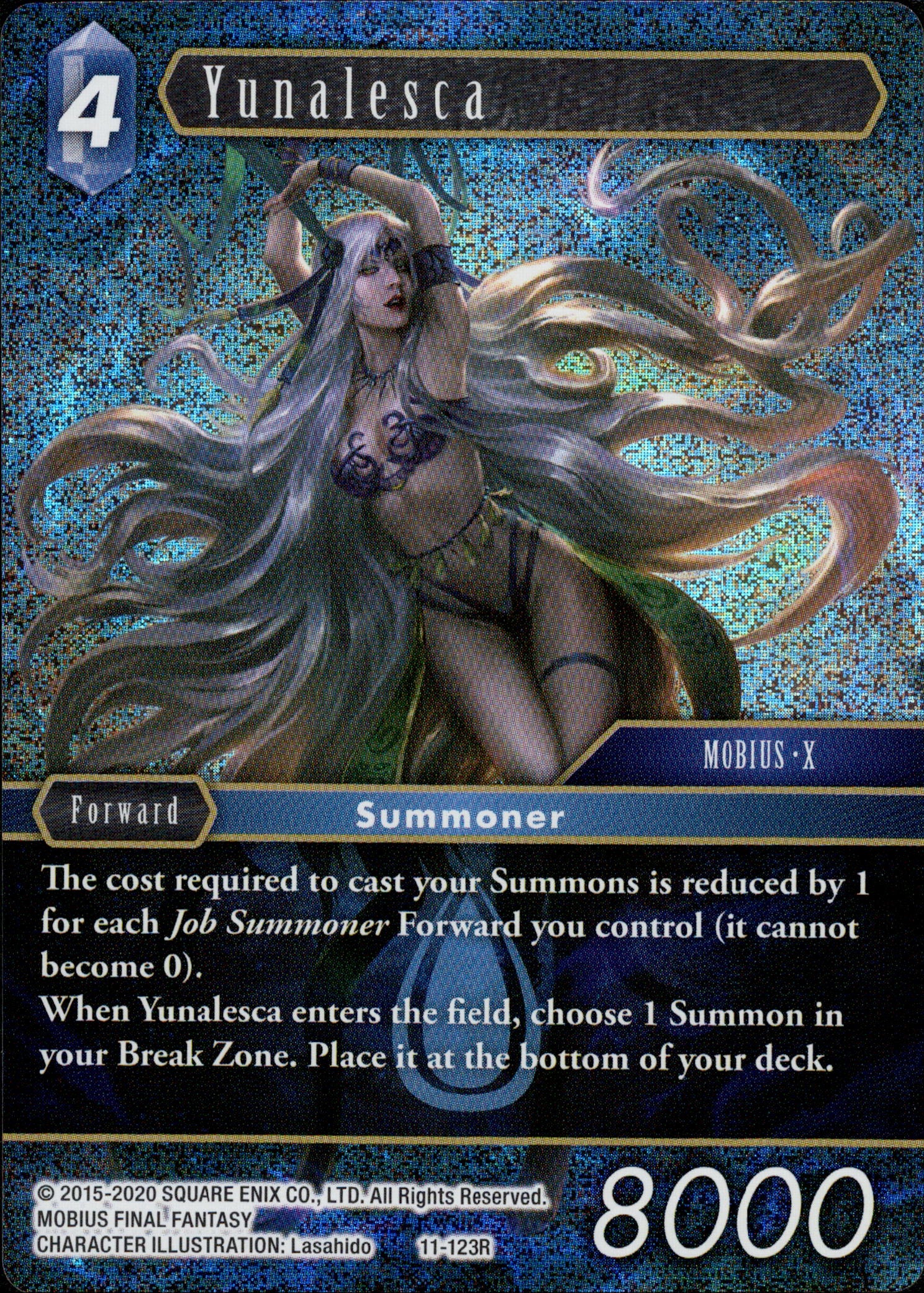 Yunalesca - 11-123R - Opus XI - Foil - Card Cavern