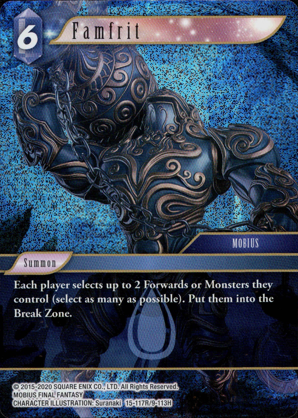 Famfrit - 15-117R/9-113H - Crystal Dominion - Foil - Card Cavern