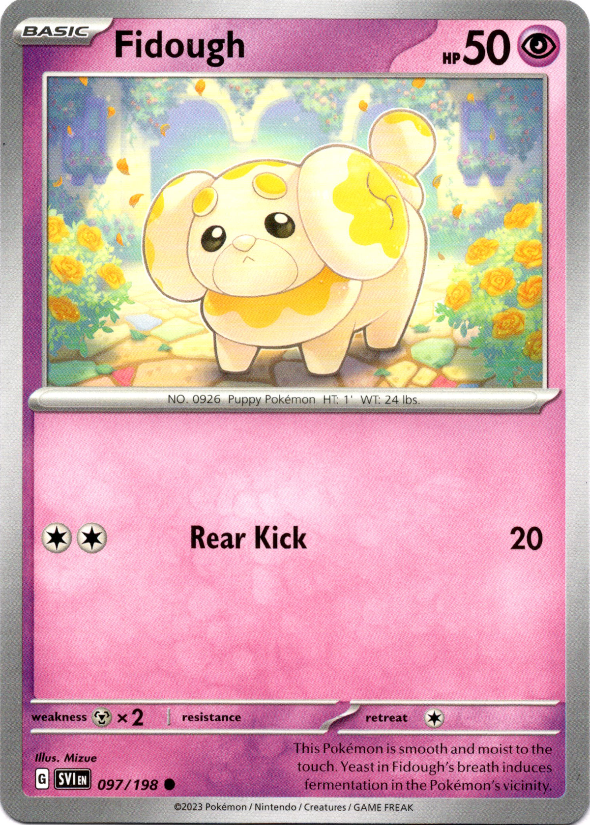 Fidough - 097/198 - Scarlet & Violet - Card Cavern