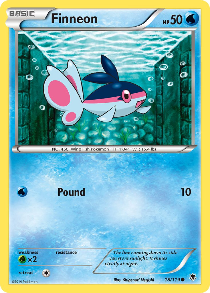 Finneon - 18/119 - Phantom Forces - Card Cavern