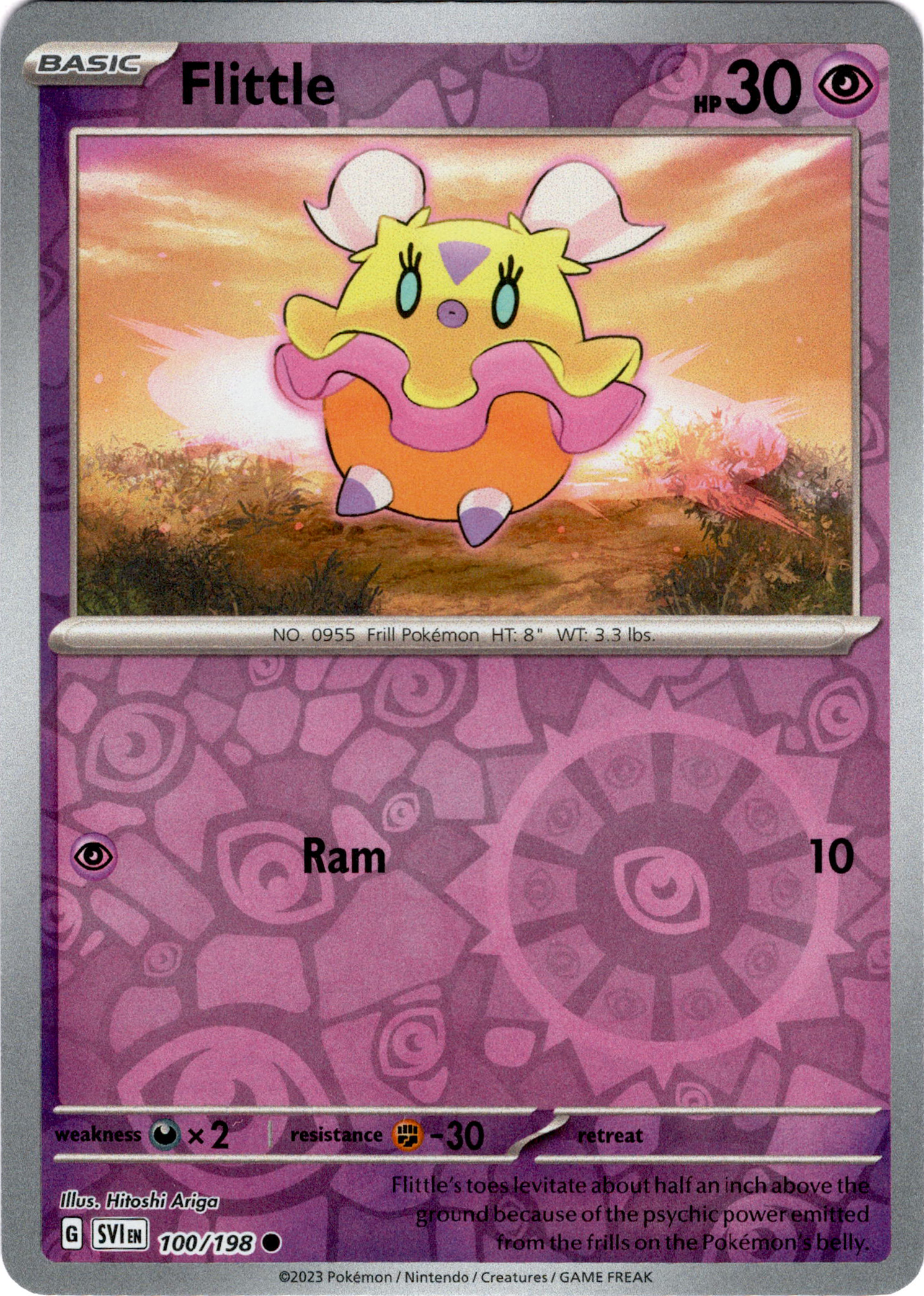 Flittle - 100/198 - Scarlet & Violet - Reverse Holo - Card Cavern