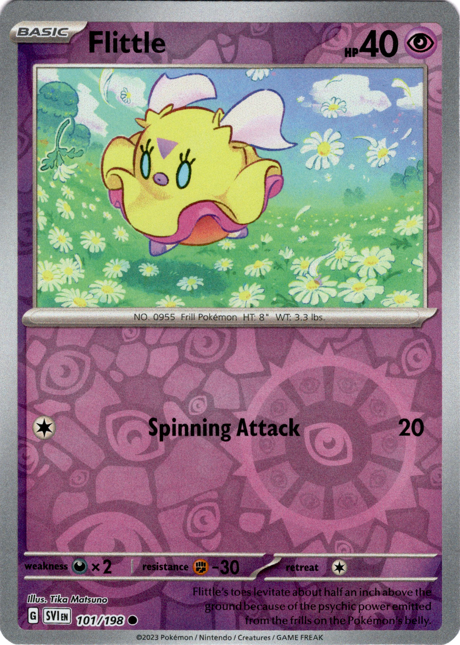 Flittle - 101/198 - Scarlet & Violet - Reverse Holo - Card Cavern