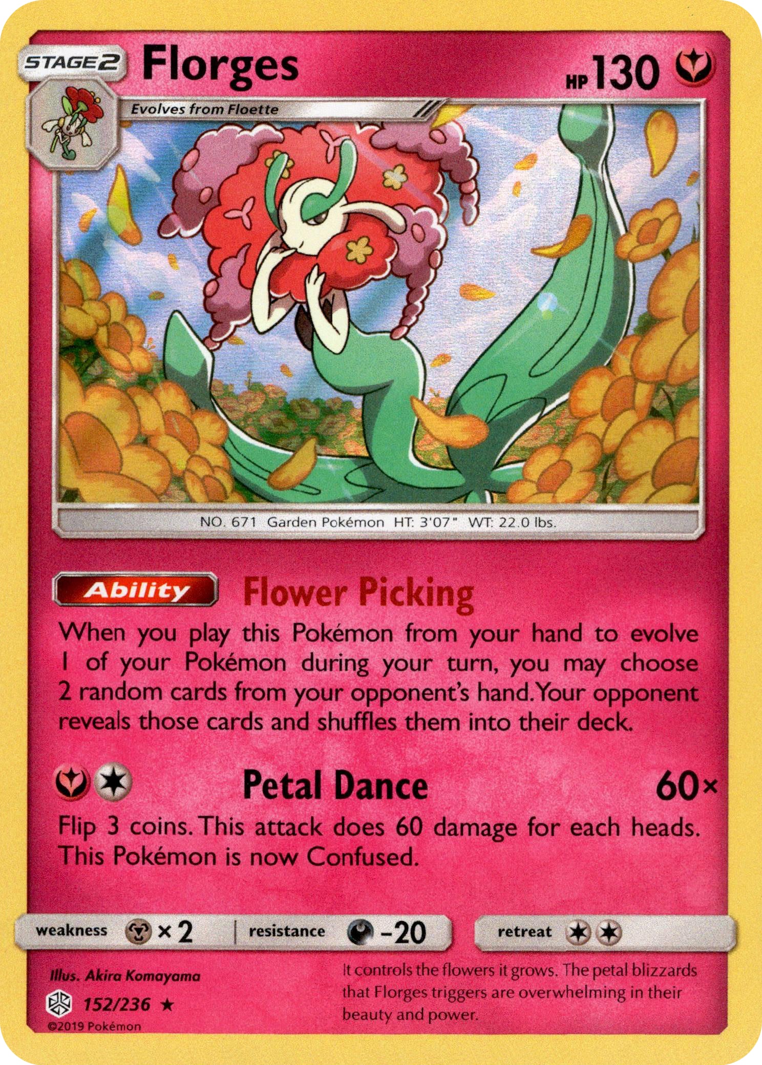Florges - 152/236 - Cosmic Eclipse - Holo - Card Cavern