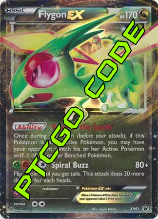 Flygon EX XY61 PTCGO Code Card Cavern Trading Cards, LLC Flygon EX XY61 PTCGO Code Card Cavern Trading Cards, LLC