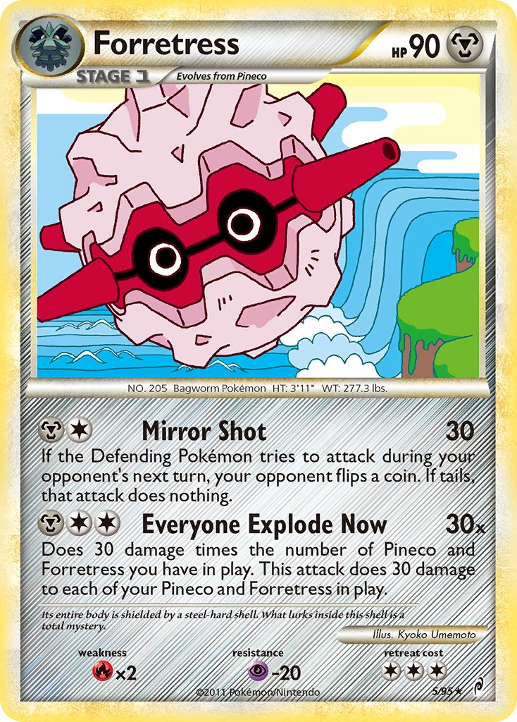Forretress - 5/95 - Call of Legends - Holo - Card Cavern