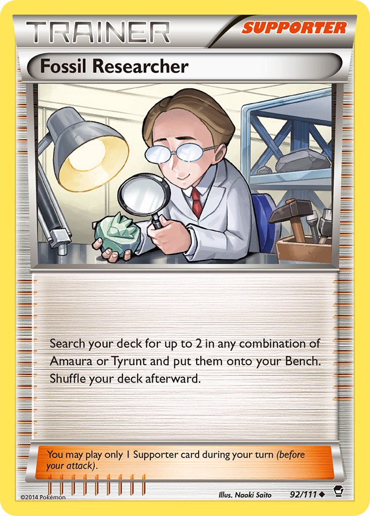 Fossil Researcher - 92/111 - Furious Fists - Card Cavern