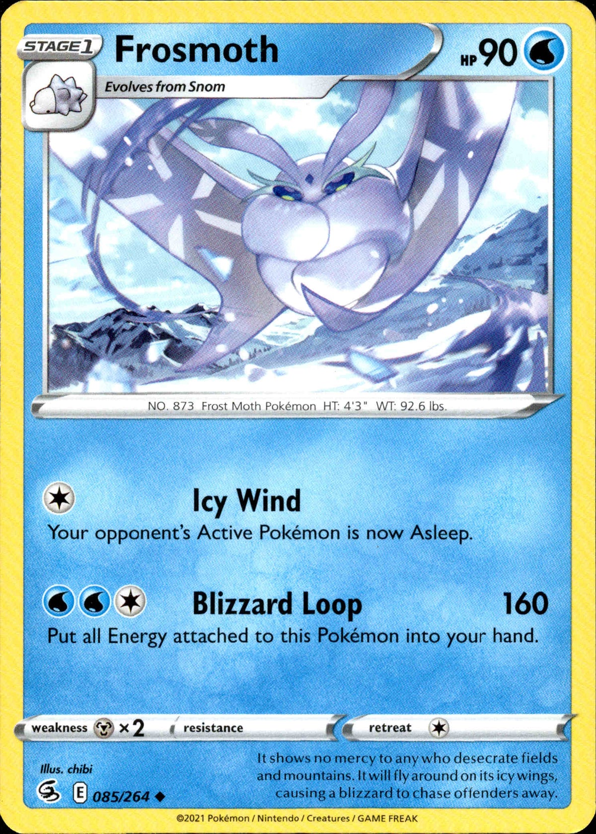 Frosmoth - 085/264 - Fusion Strike - Card Cavern