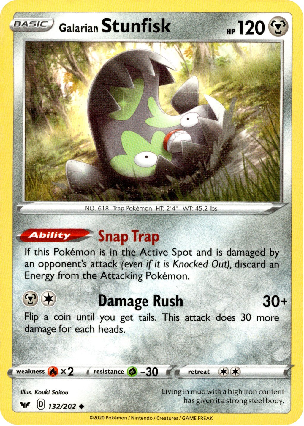 Galarian Stunfisk - 132/202