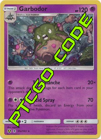 Garbodor 51a/145 PTCGO Code - Card Cavern