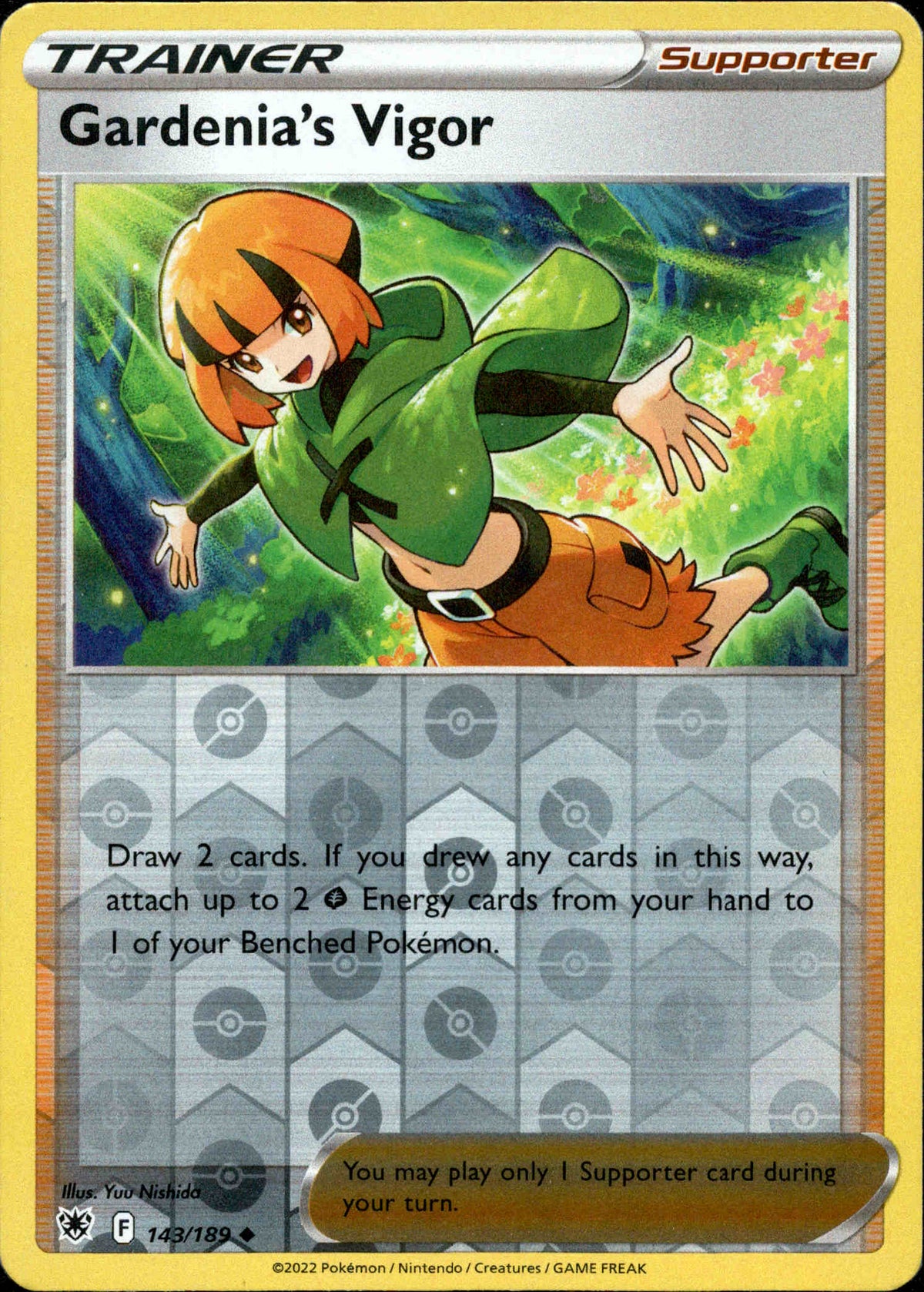 Gardenia's Vigor - 143/189 - Astral Radiance - Reverse Holo - Card Cavern