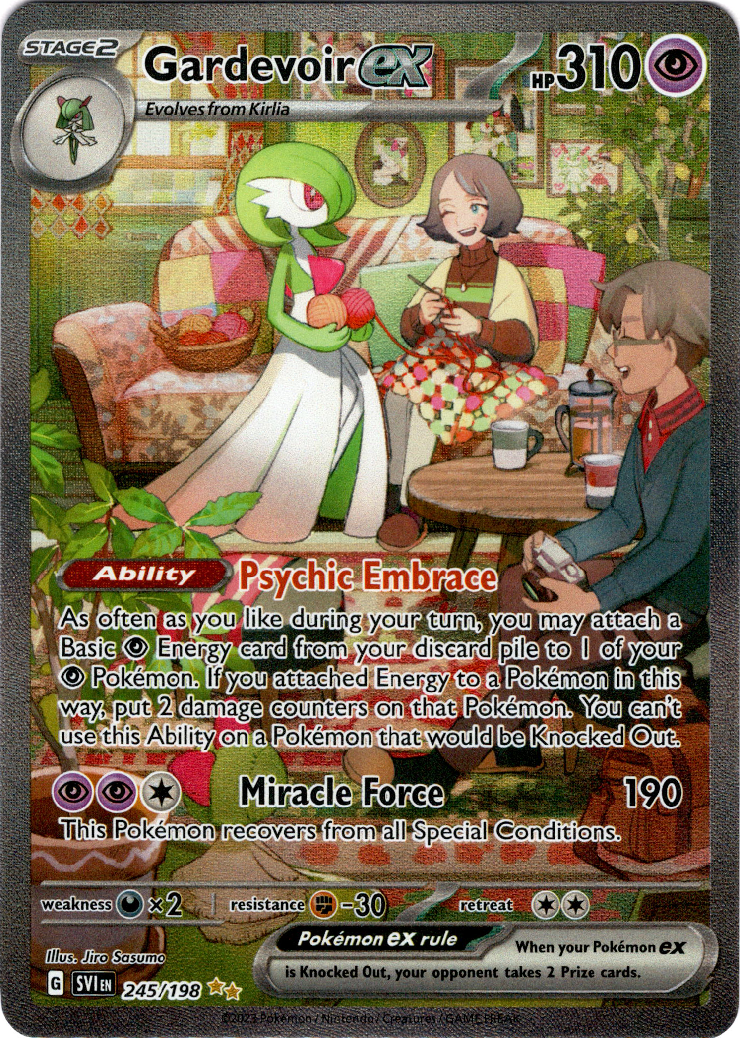 Gardevoir ex - 245/198 - Scarlet & Violet - Holo - Card Cavern