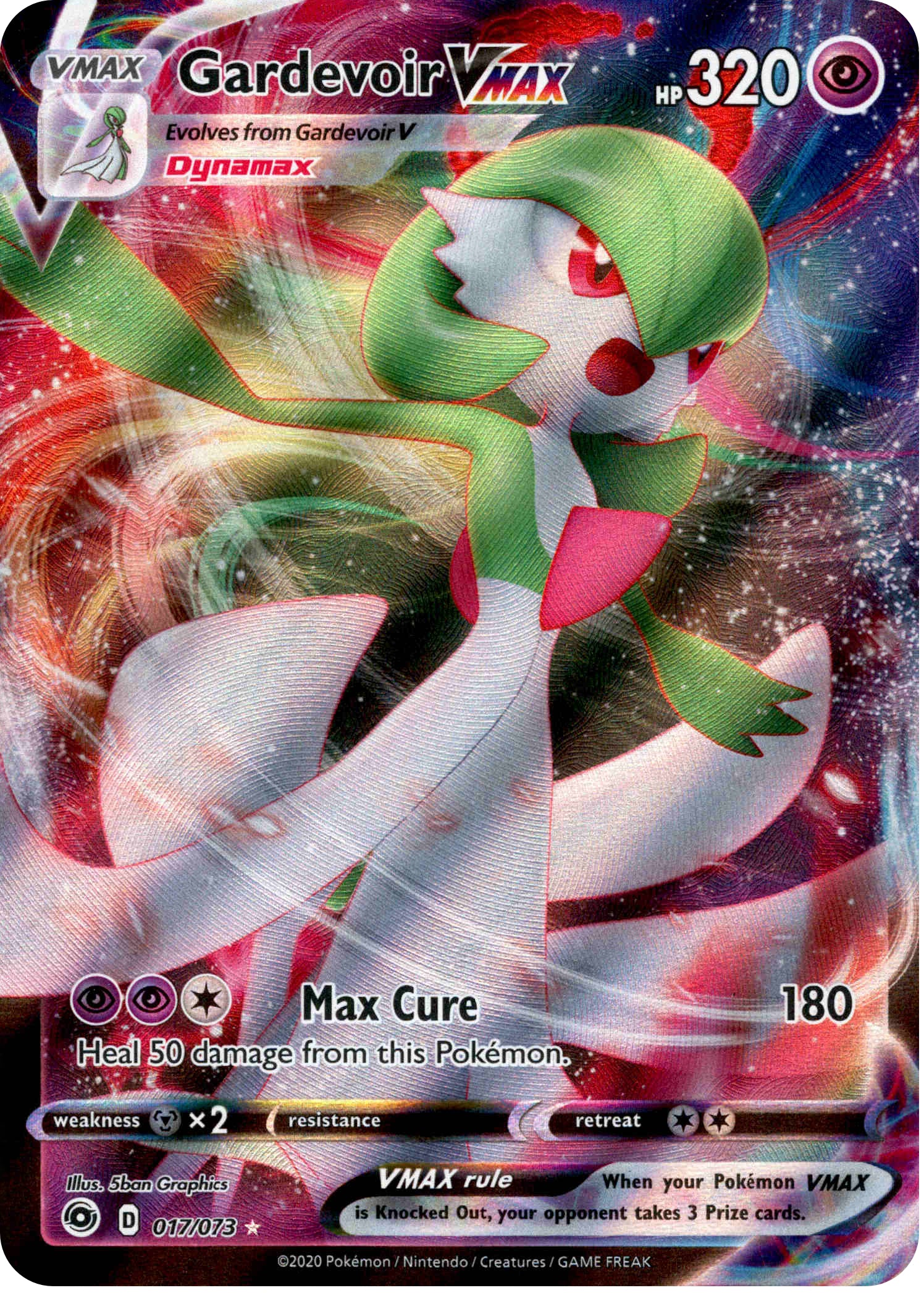 Gardevoir VMAX - 17/73 - Champion's Path - Holo - Card Cavern