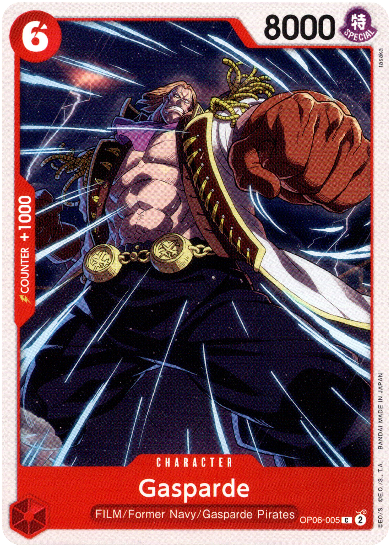 Gasparde - OP06-005C - Wings of the Captain - Card Cavern