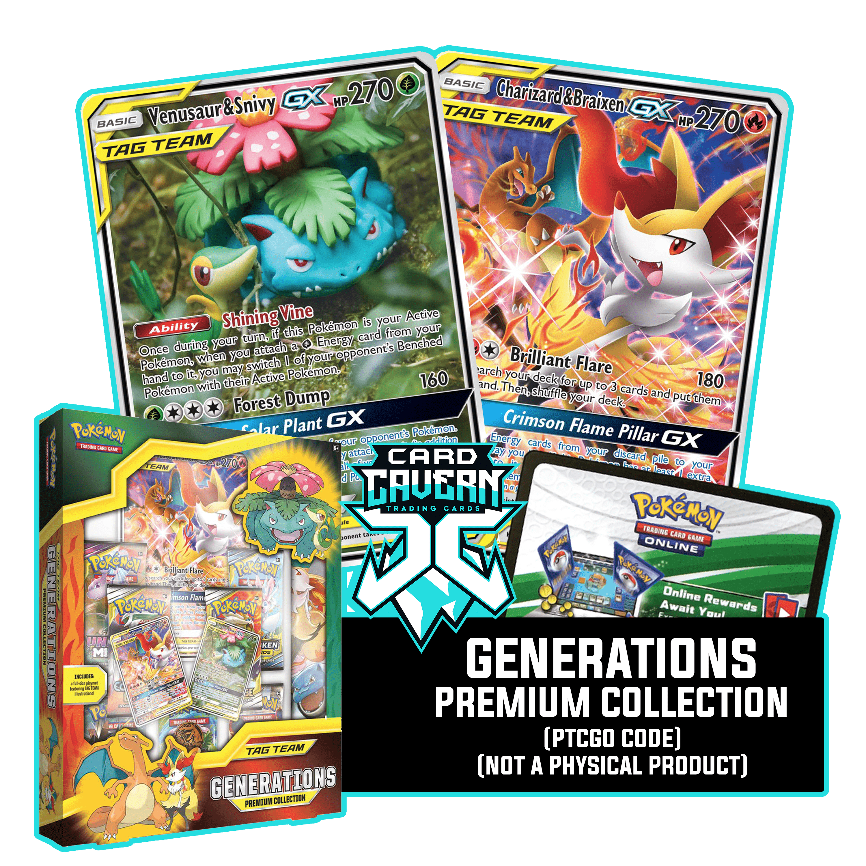 Tag Team Generations - Promos - PTCGO Code - Card Cavern